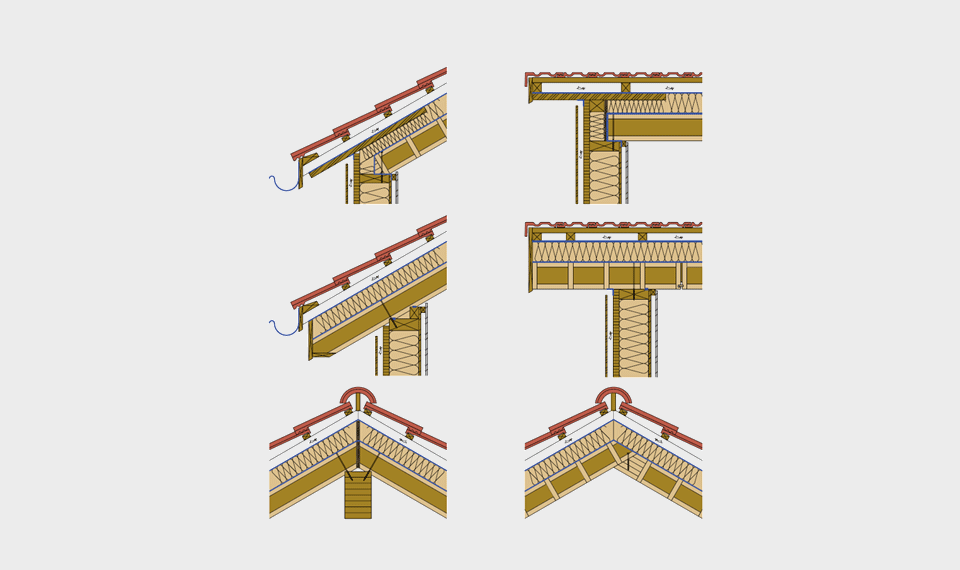 LIGNATUR Decken-und Dachelemente, Holzrahmenbau